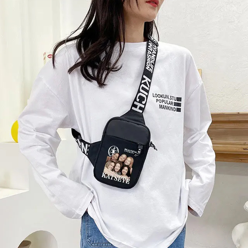Anime Merchandise Bag - موضة K POP K-KATSEYE حقيبة كتف