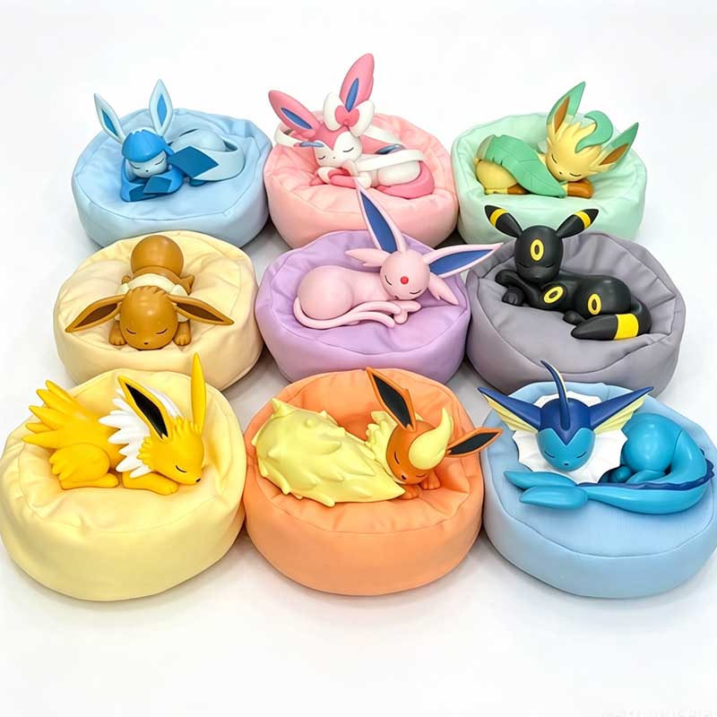 Pokemon Anime Merchandise - 9 قطع من شخصيات الأنمي بوكيمون