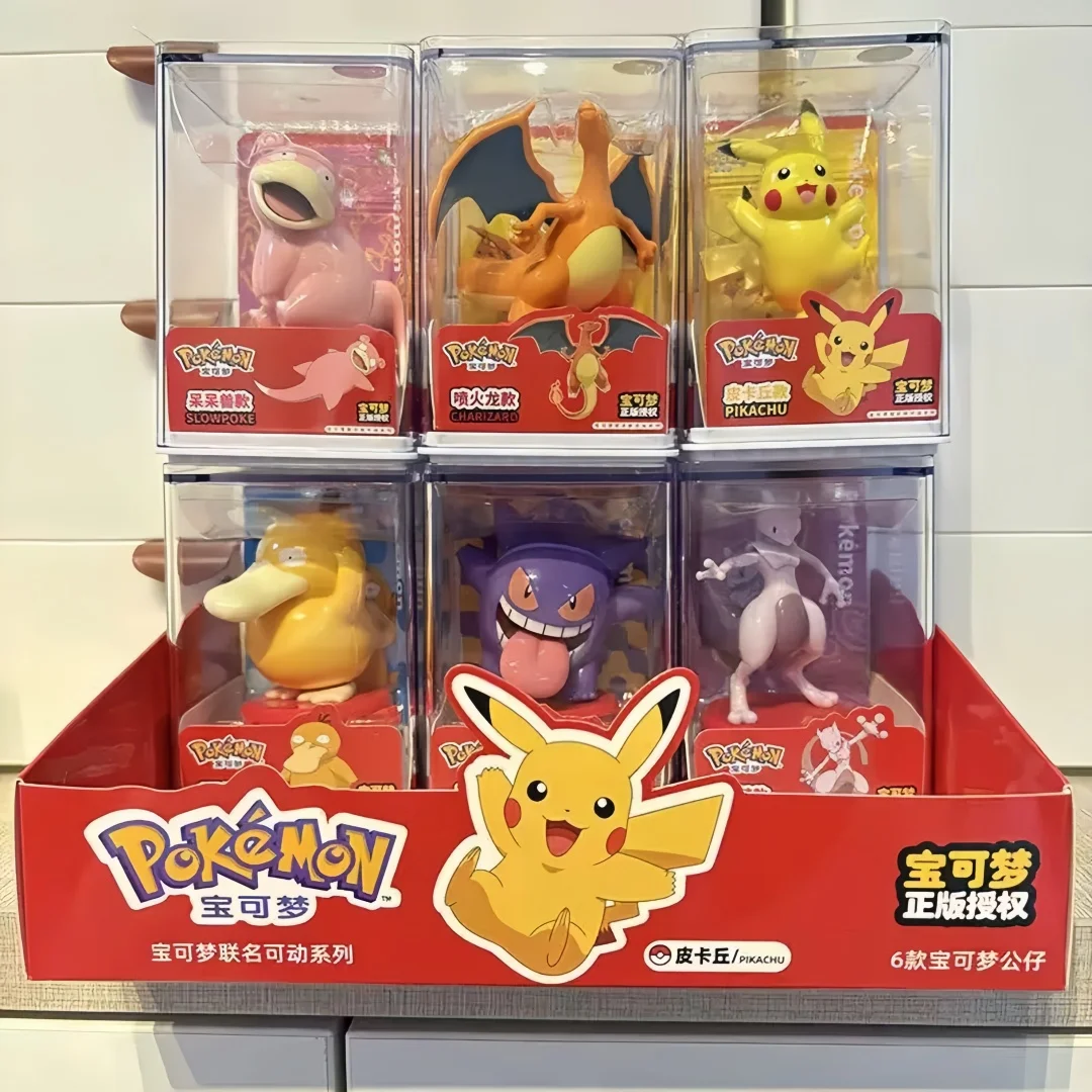 Pokemon Anime Merchandise - مجموعة نماذج شخصيات بوكيمون، مجسمات أنمي