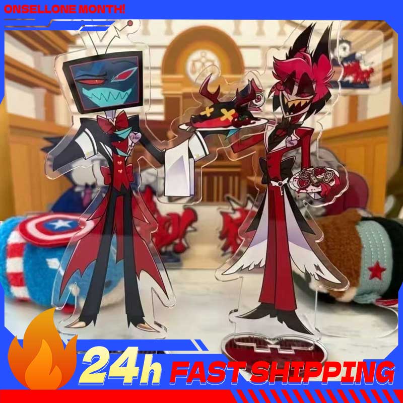 Original Anime Merchandise - 2 قطعة ملحقات أنيمي Hazbin Alastor