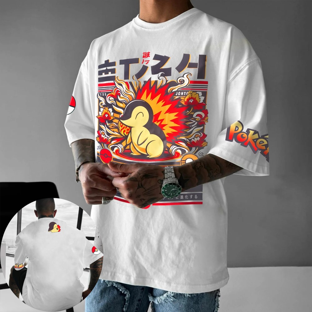 Anime Merchandise Clothes - تي شيرت بوكيمون للرجال والنساء من