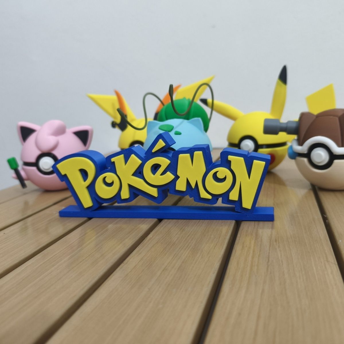 Pokemon Anime Merchandise - تمثال بوكيمون بشعار مميز، نموذج جديد،