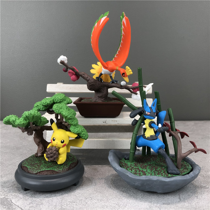Pokemon Anime Merchandise - مجموعة ريمينت بوكيمون بونساي - صندوق