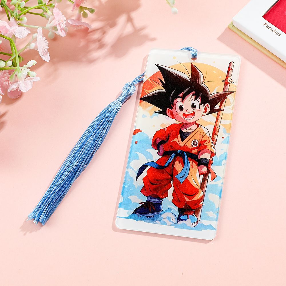 فاصل كتب أكريليك بتصميم شرابة  - مراجعة Anime Merchandise In Japan وسعره