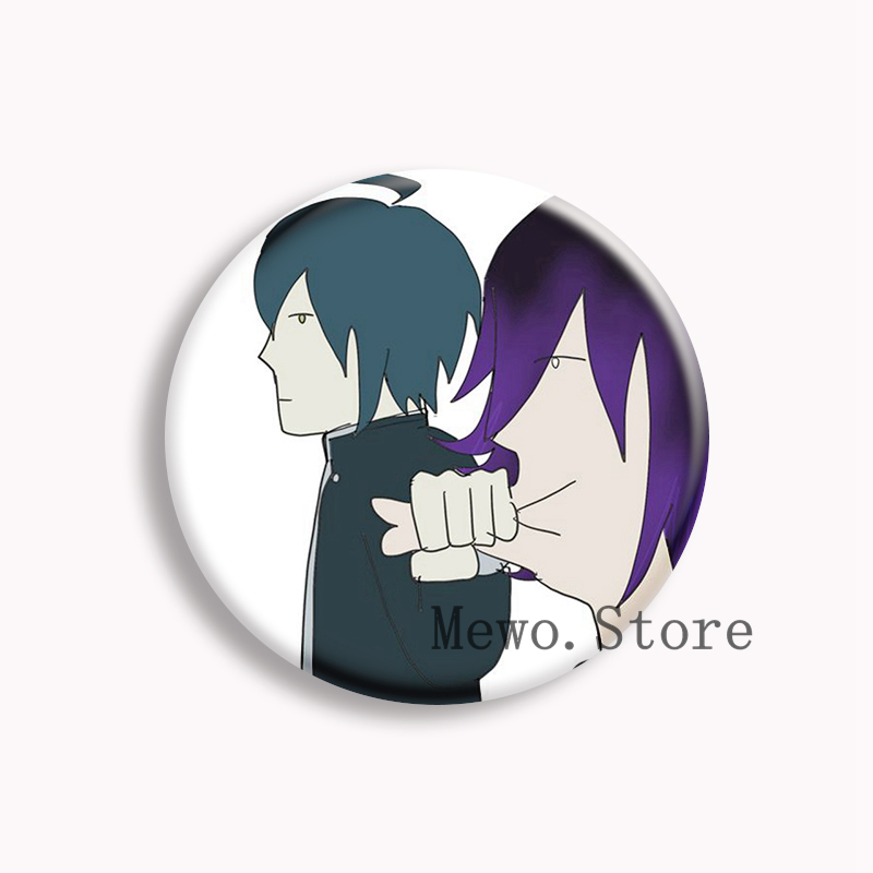 Kokichi Ouma Shuichi Saihara D - مراجعة Pin Button Badge وسعره