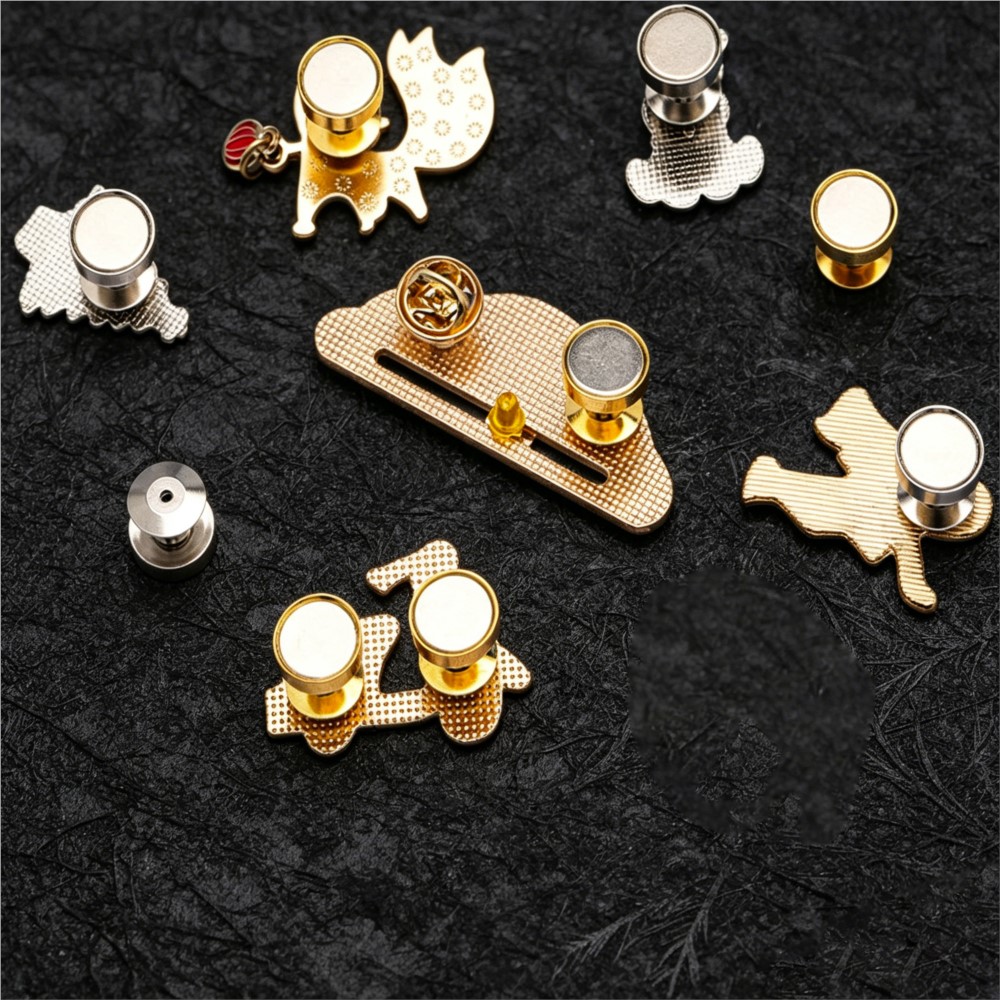 10 قطع/مجموعة مشابك مغناطيسية  - مراجعة Pin Button Badge وسعره