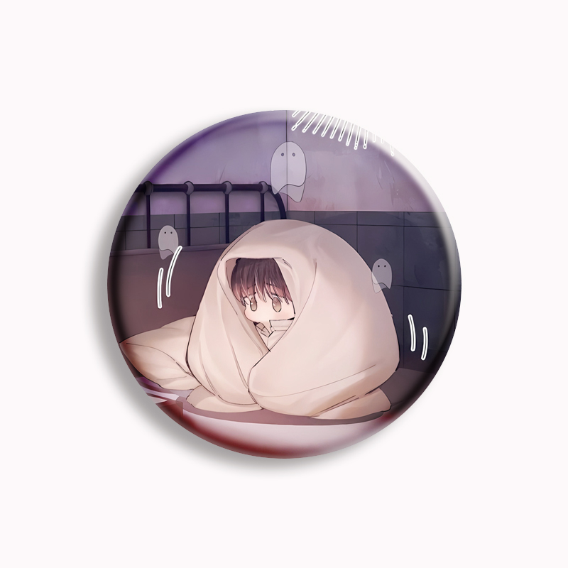 دبوس زر فطر صغير من مانهوا كور - مراجعة Pin Button Badge وسعره