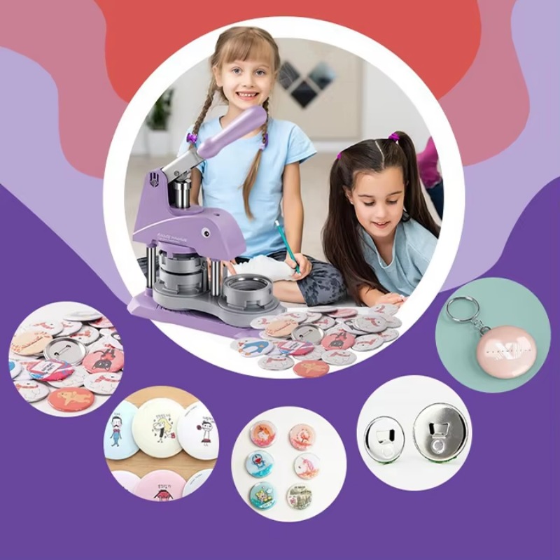 آلة صنع شارات الأزرار المعدنية - مراجعة Pin Button Badge وسعره