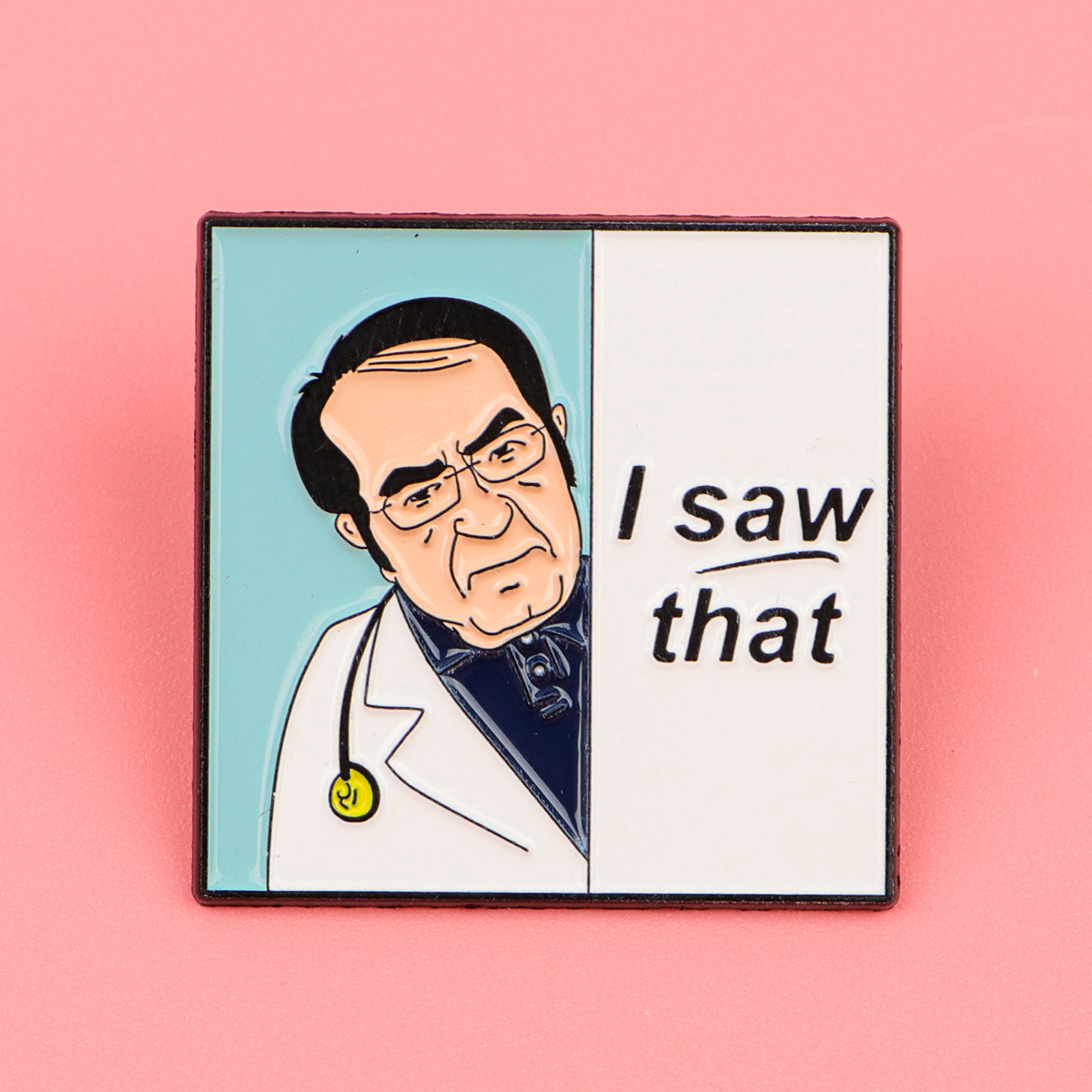 شارة طبية على شكل شخصية طبيب،  - مراجعة Pin Button Badge وسعره