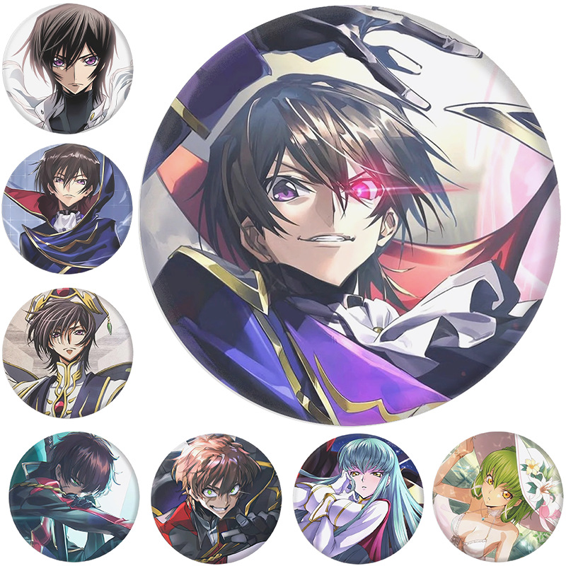 Lelouch Lamperouge شارة بدبوس  - مراجعة Pin Button Badge وسعره