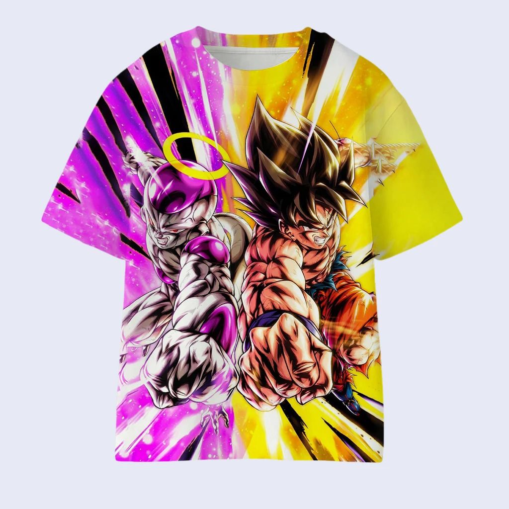 تي شيرت كلاسيكي بطباعة ثلاثية  - مراجعة Anime Merchandise Clothes وسعره